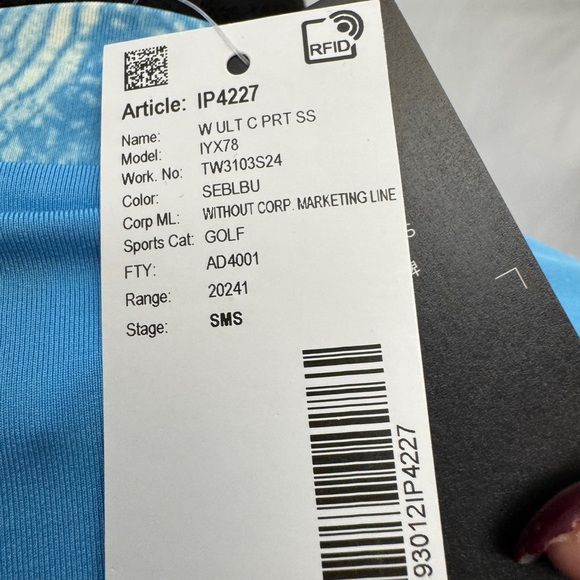 Adidas Ultimate 365 Printed Polo Shirt - Picture 7 of 11